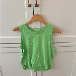 Lululemon Athletica Vibrant Green Tank Top